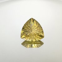 Цитрин, триллион, 21*21 мм, фантазийная огранка