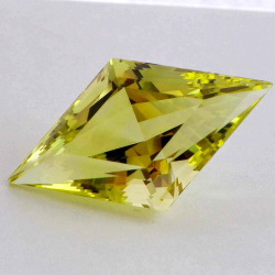 Цитрин, ромб, 18.5*32 мм