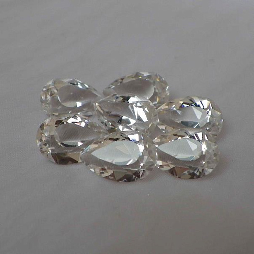 Горный хрусталь, груша, 8*12 мм