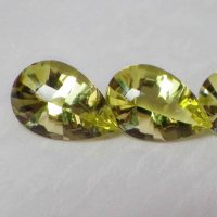 Цитрин, груша-кабошон 12*18 мм