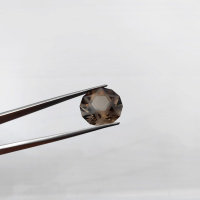 Раухтопаз, круг Звезда Давида 18 мм