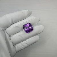 Аметист октагон 18*18 мм