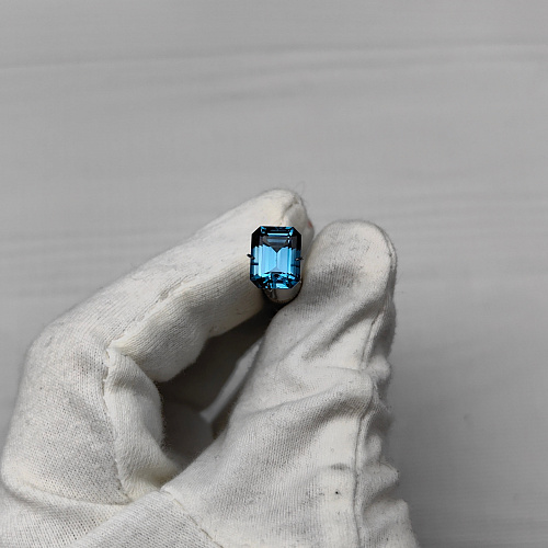 Топаз Лондон октагон, 8*10 мм