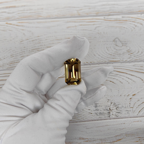 Раухтопаз, октагон 24*15 мм