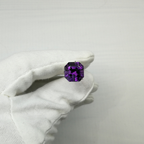 Аметист ашер 12*12 мм