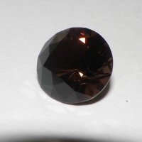 Раухтопаз, круг, 12 мм