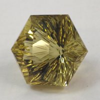 Цитрин, гексагон, 21*21 мм