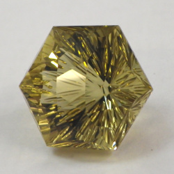 Цитрин, гексагон, 21*21 мм