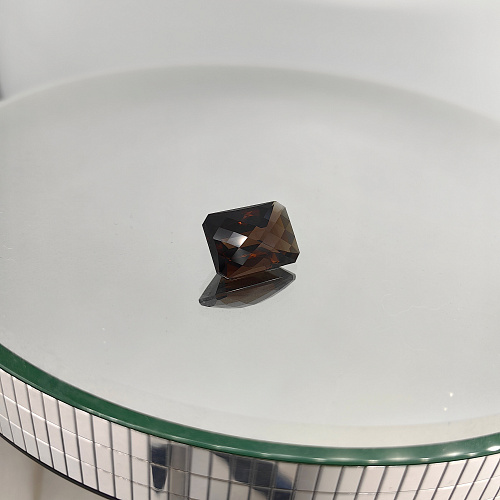 Раухтопаз, октагон 18*13 мм