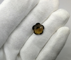 Раухтопаз, цветок, 12*12 мм