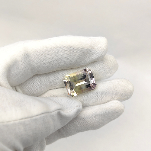 Аметрин гидротермальный, октагон 20*15 мм