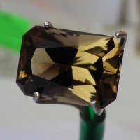 Раухтопаз, октагон 20*14 мм