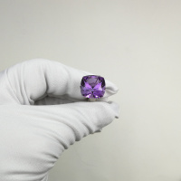 Аметист кушон 15*15 мм