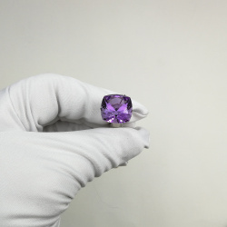 Аметист кушон 15*15 мм