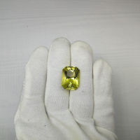 Цитрин октагон 20*15 мм, принцесса