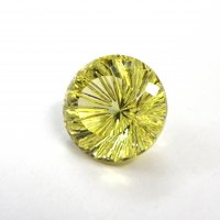 Цитрин, круг, 18 мм