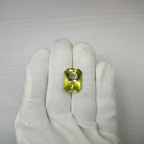 Цитрин октагон 20*15 мм, принцесса