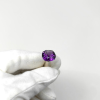 Аметист кушон 14*14 мм