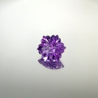 Аметист, цветок, фантазийная огранка, 18*18 мм