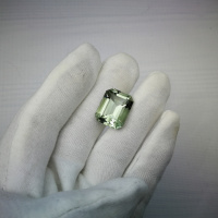 Празиолит октагон 20*16 мм