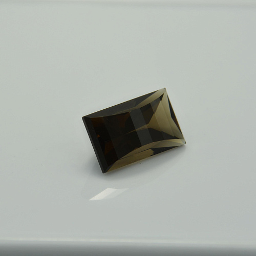 Раухтопаз, багет Мостик 20*12 мм