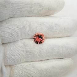 Турмалин розовый, круг, 9 мм