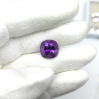 Аметист природный, кушон 13*13 мм