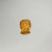 Цитрин апельсин, кушон фантазийный 13*13 мм