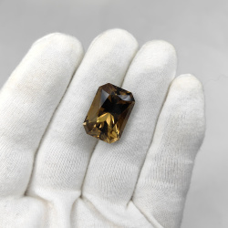 Раухтопаз, октагон 21*15 мм