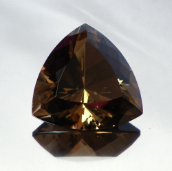 Раухтопаз, триллион, 24*24 мм