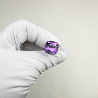 Аметист кушон 15*15 мм