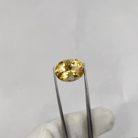 Цитрин выращенный, овал 20*15 мм