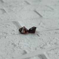 Раухтопаз, круг, 12 мм