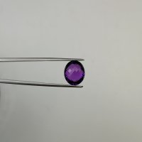 Аметист выращенный, овал 12*10 мм