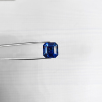 Сапфир выращенный, ашер 14*14 мм