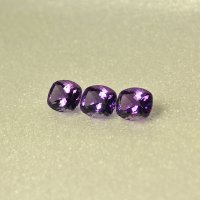 Аметист выращенный, кушон, 12*14 мм