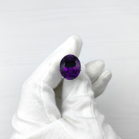 Аметист овал 14*17 мм