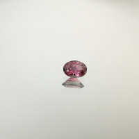 Турмалин розовый, овал, 6*8 мм