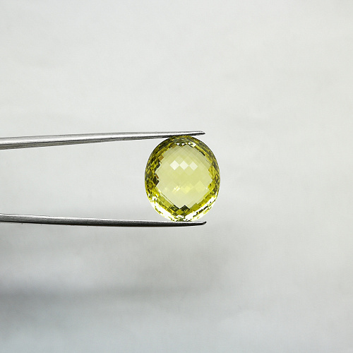 Цитрин, овал, 16.5*19 мм