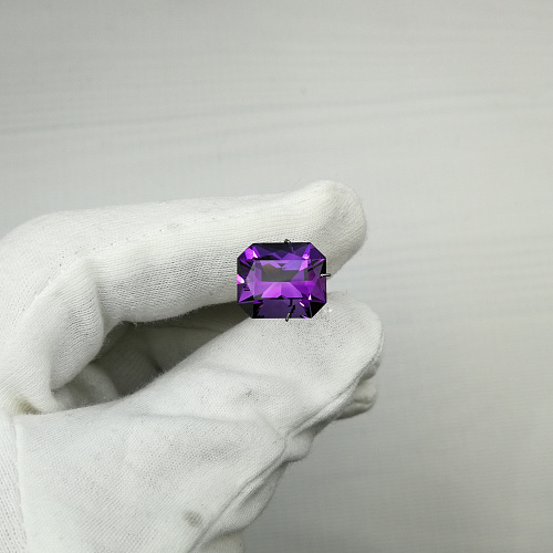 Аметист октагон 11*13 мм