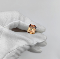 Винный топаз, октагон 10*12 мм