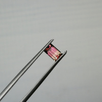 Турмалин полихромный багет 6.1*4 мм