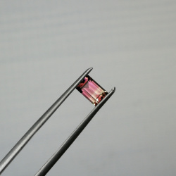 Турмалин полихромный багет 6.1*4 мм