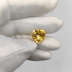 Цитрин, сердце 14*14 мм