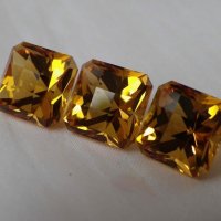 Цитрин выращенный, октагон 12*12 мм