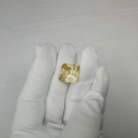 Цитрин медовый светлый, октагон фантазийный 16*16 мм