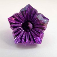 Аметист выращенный, фантазийный цветок, 19 мм