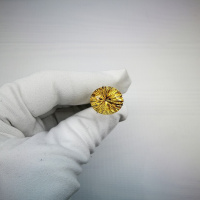 Цитрин овал фантазийный 18*15 мм