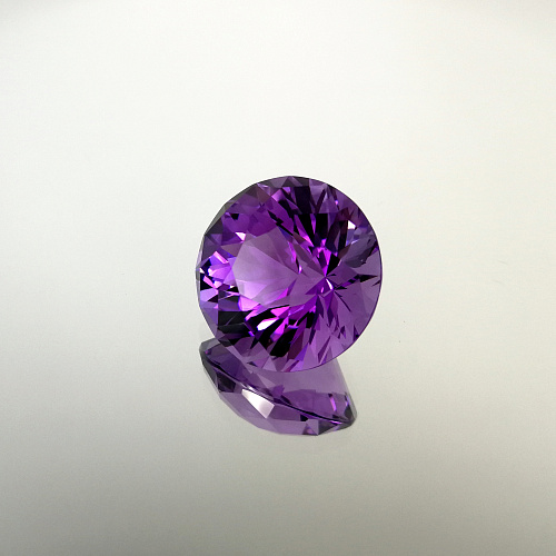 Аметист, круг, 18 мм