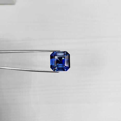 Сапфир выращенный, ашер 16*16 мм